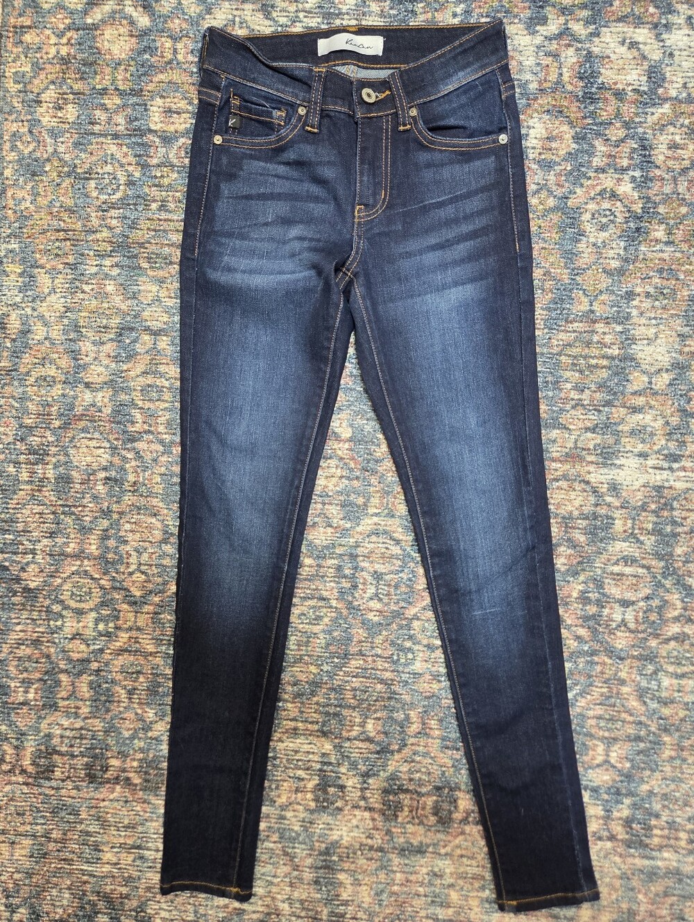 Kancan Dark Wash Skinny Jeans | Size 0/23 | Stretch Denim